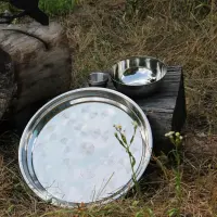 Садж із підігрівом на підставці та з кришкою, модель №1