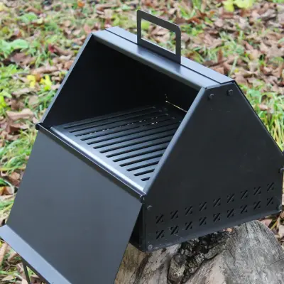 Портативний вугільний гриль 400×300×280 мм