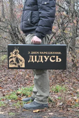 Коробка-кейс для 6 шампурів із дерев’яними ручками, 650×240×70 мм