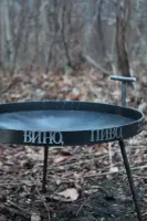 Raised stainless steel decoration for 40 cm disk-pan lid