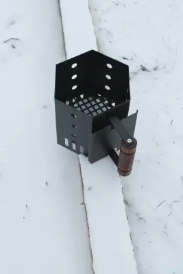 Стартер для розпалювання вугілля малий, сталь 1 мм, 20 × 17,5 см