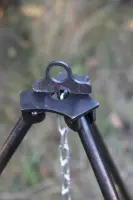 Detachable Cauldron Tripod, 12 mm Steel Rod