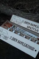 Дерев’яний тубус для чарок