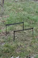 Portable Steel Skewer Frame Grill, 50 cm