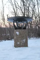 Сталева підставка з пластин для казана та сковороди 30×15 см, 3 мм