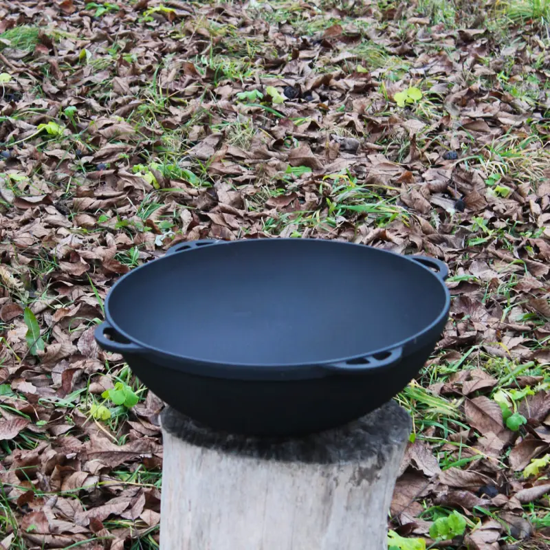 17 L Asian Cast-Iron Kazan, 450 mm, Without Lid