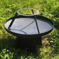 Collapsible Metal Stand for Cauldron and Frying Pan, 28.5 cm