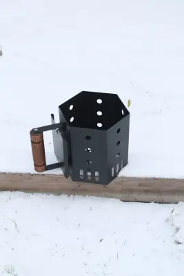 Стартер для розпалювання вугілля малий, сталь 1 мм, 20 × 17,5 см