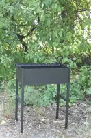 Kvadrat Collapsible Steel Brazier for 8 Skewers, 3 mm