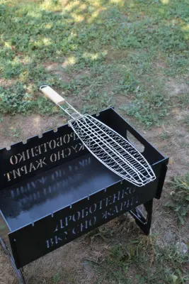 Решітка-гриль для риби 36×13×3 см, довжина 66 см