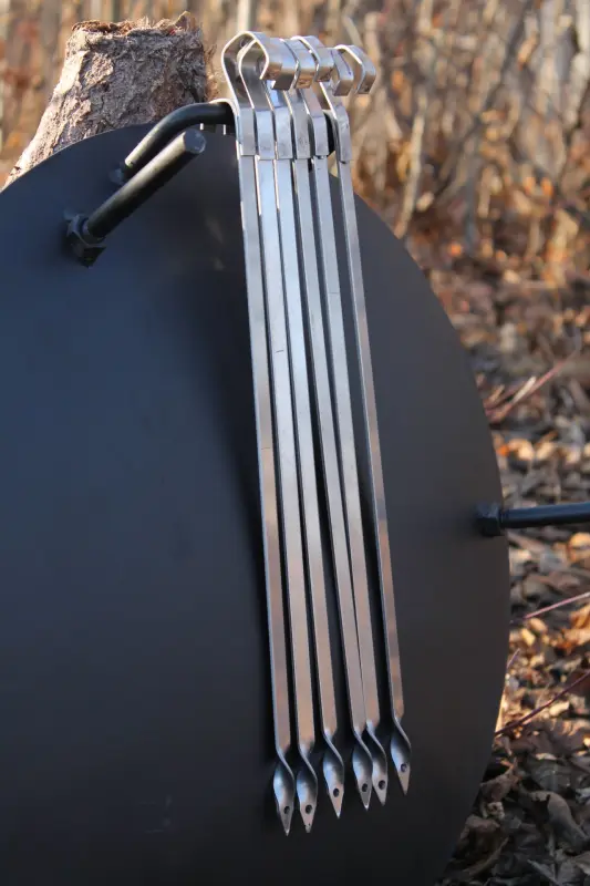 Шампур для тандира зі сталі AISI 430, 400×11×2 мм
