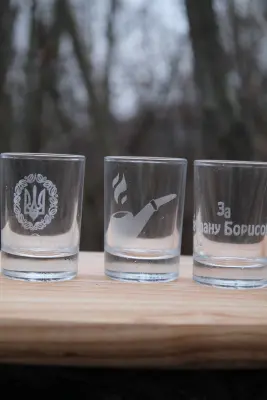 Лазерне гравіювання на чарці наливатора, 1 шт.