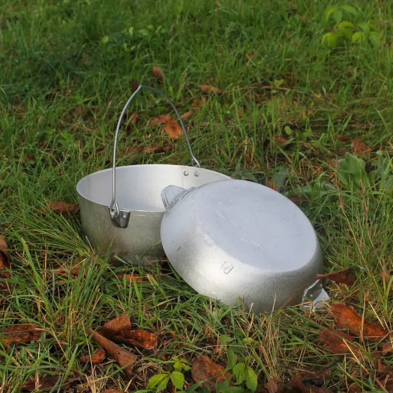 Aluminum Cauldron with Frying-Pan Lid, 5 L