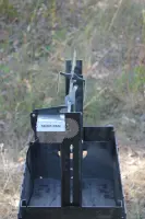 Рожен для мангала з електроприводом і регулюванням висоти