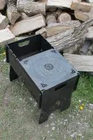 Сталева підставка для казана на мангал 30×32 см