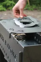 Сталева підставка для казана на мангал 30×32 см