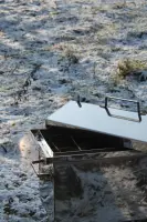 Коптильня гарячого копчення з нержавіючої сталі 350×255×270 мм, 1,5 мм