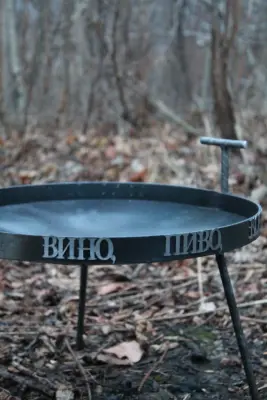 Декор-гравіювання з нержавіючої сталі для кришки сковороди 40 см