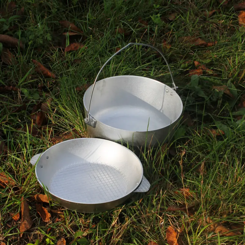 Aluminum Cauldron with Frying-Pan Lid, 5 L