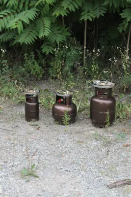 Туристичний газовий примус із балоном 3 л
