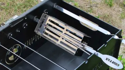 Шампур-сітка для автомангала 19 × 8 × 6 см із нержавіючої сталі