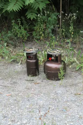 Туристичний газовий примус із балоном 3 л