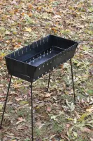 Steel Suitcase Grill for 8 Skewers, 2 mm