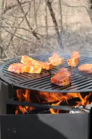 Rebernia Charcoal Grill with Rotating Grates, 70 cm