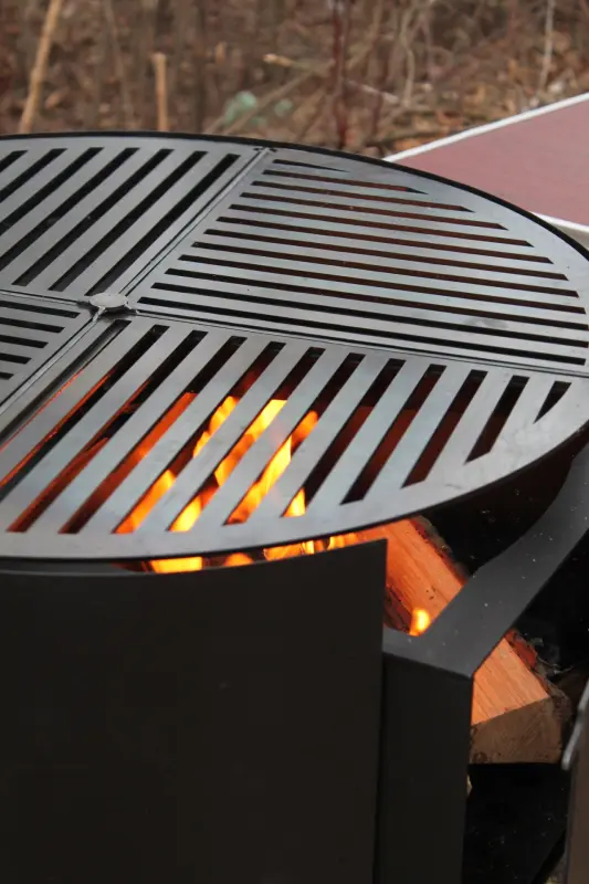 Rebernia Charcoal Grill with Rotating Grates, 70 cm
