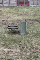 Брезентовий вітрозахист для сковороди