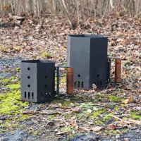 Малый стальной стартер для розжига угля 20 × 17,5 см