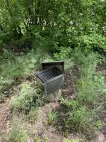 Коптильня гарячого копчення мала, сталь 2 мм, 3–4 кг