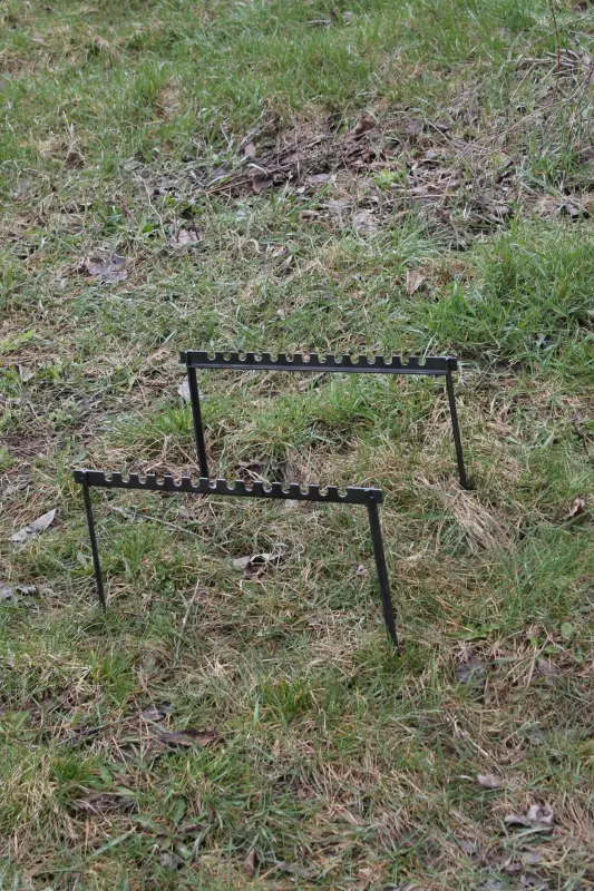 Portable Steel Skewer Frame Grill, 50 cm