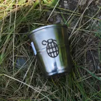 Чарка з харчової нержавіючої сталі з гравіюванням, 100 мл