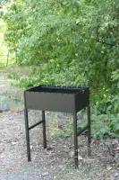 Kvadrat Collapsible Steel Brazier for 8 Skewers, 3 mm