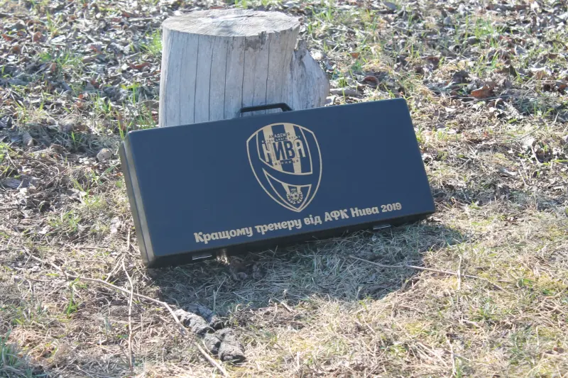 Коробка-кейс для 6 шампурів із дерев’яними ручками, 650×240×70 мм