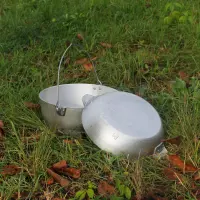 Aluminum Cauldron with Frying-Pan Lid, 5 L