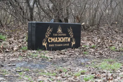 Коробка-кейс для 6 шампурів із дерев’яними ручками, 650×240×70 мм