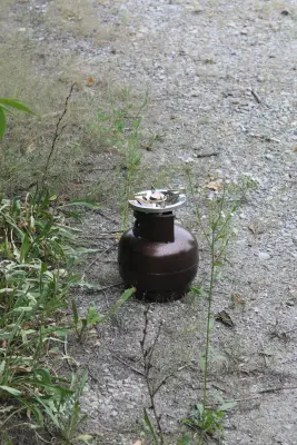Туристичний газовий примус із балоном 3 л