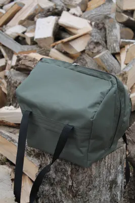 Зелений чохол із тканини Oxford для малої коптильні
