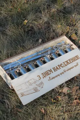Дерев’яний тубус для чарок