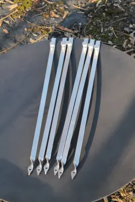 Шампур для тандира зі сталі AISI 430, 400×11×2 мм
