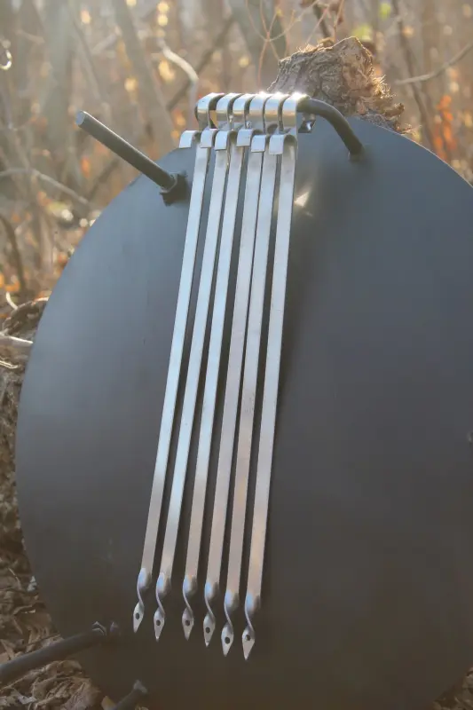 Шампур для тандира зі сталі AISI 430, 400×11×2 мм