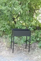 Kvadrat Collapsible Steel Brazier for 8 Skewers, 3 mm