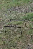 Portable Steel Skewer Frame Grill, 50 cm