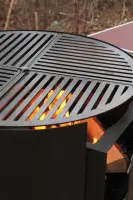 Rebernia Charcoal Grill with Rotating Grates, 70 cm