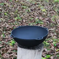 17 L Asian Cast-Iron Kazan, 450 mm, Without Lid