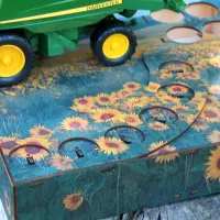 Автоматический наливатор-комбайн John Deere с пшеничной жаткой на 6 рюмок