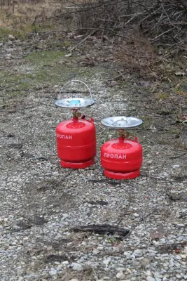 Газовий туристичний примус із балоном 8 л