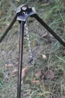 Detachable Cauldron Tripod, 12 mm Steel Rod